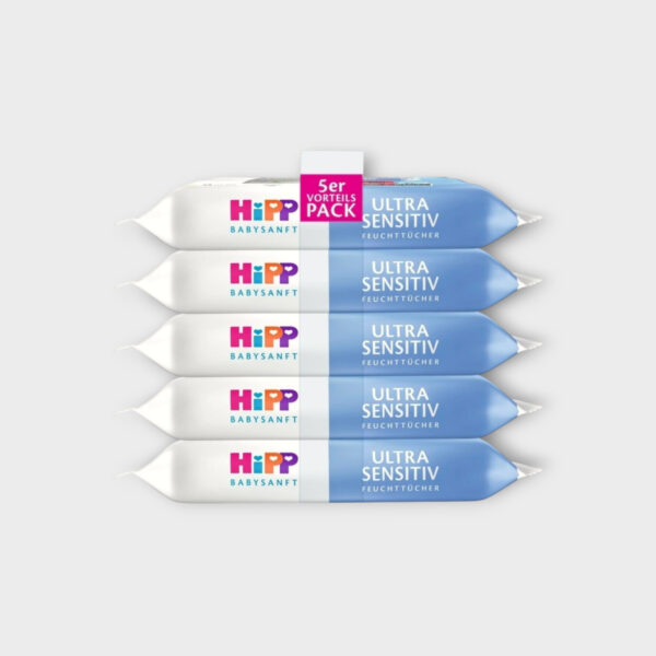 HIPP BABYSANFT ULTRA-SENSITIVE baby wipes 5x48 pieces