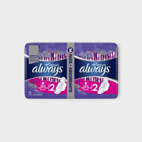 ALW009.jpg ALWAYS PADS ULTRA 14 PLATINUM LONG