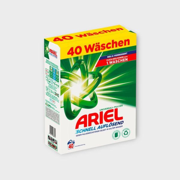 Ariel Universal White Washing Powder 40 2.6kg