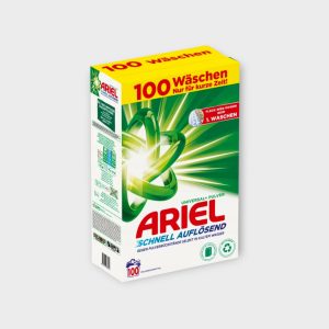 Ariel white washing powder 6 kg 100 washes