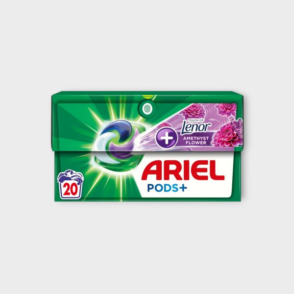 Ariel All-in-1 PODS Plus AMETHYST FLOWER BOX 20 pcs