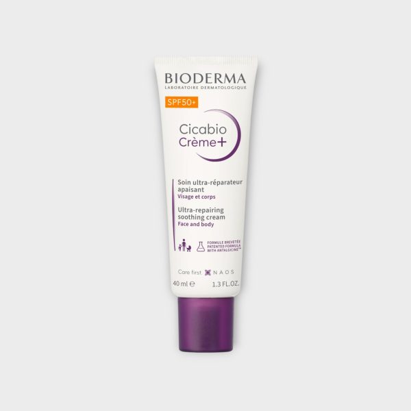 Bioderma CICABIO cream repairs and photoprotects SPF50+