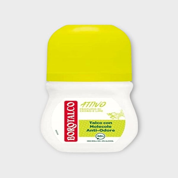 BOR005.jpg Borotalco Cedar and Lime Roll-on Antiperspirant 50ml