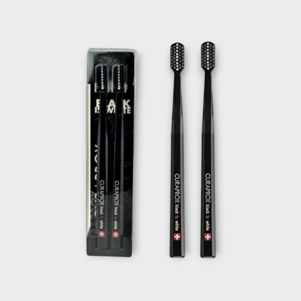 Curaprox cs black is white toothbrush (pack of 2)