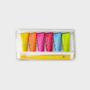 CUR085.jpg Curaprox Set BE YOU toothpastes 6x10 ml+toothbrush 5460 Ultra Soft