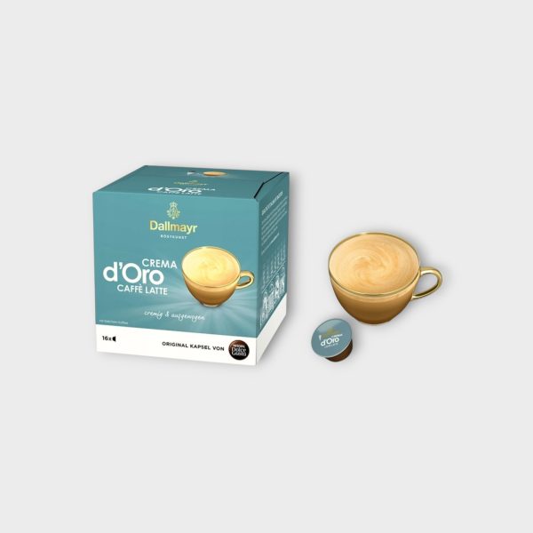 Coffee capsules NESCAF? Dolce Gusto Dallmayr Caffè Latte capsules 16 pcs.