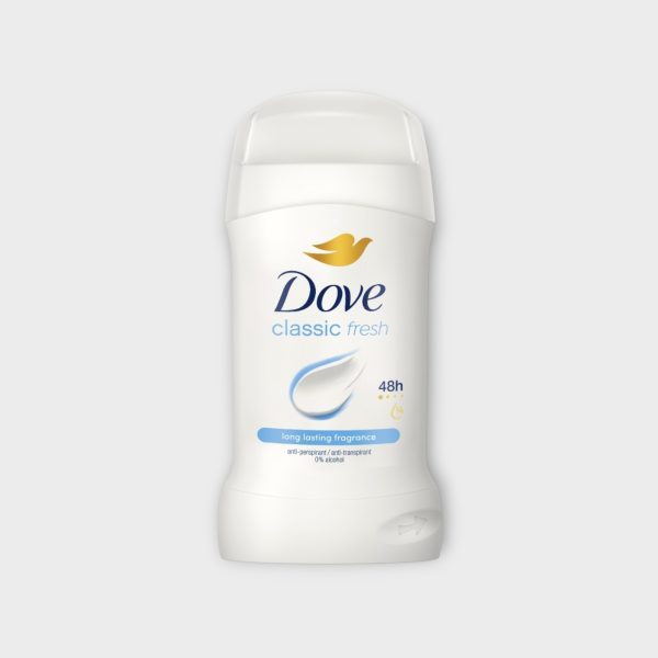 Dove Classic Fresh 48H Antiperspirant Stick for Women 50ml