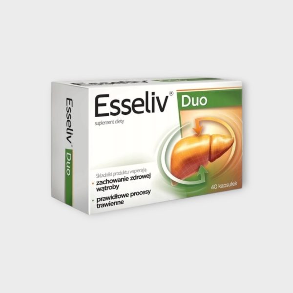 ESS010.jpg Esseliv Duo LIVER DIGESTION VITAMIN B Aflofarm 40 capsules