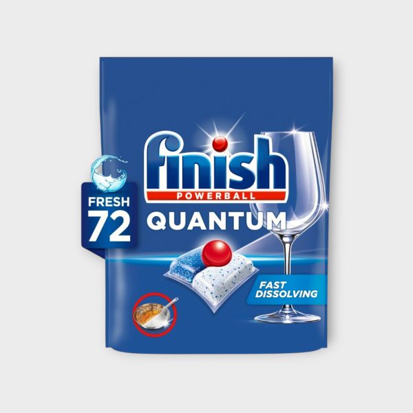 Finish Quantum All in 1 Dishwasher Capsules 72 pcs