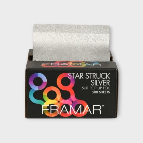 FRAM013.jpg FRAMAR FOIL POP UP STAR STRUCK SILVER (500 SHEETS)