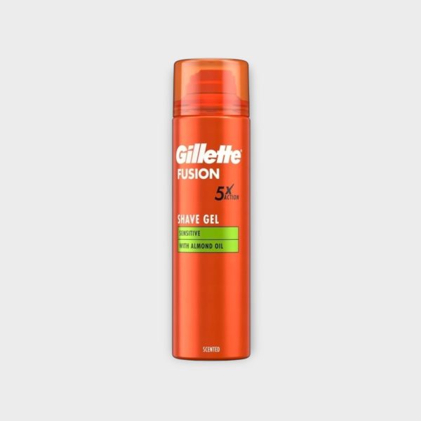Gillette Fusion 5x Action Shave Gel Sensitive 200 ml