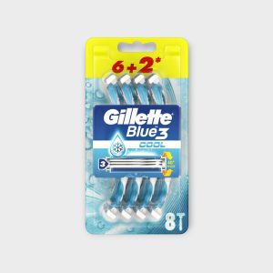 Gillette BLUE 3 PLUS COOL 6+2 pcs