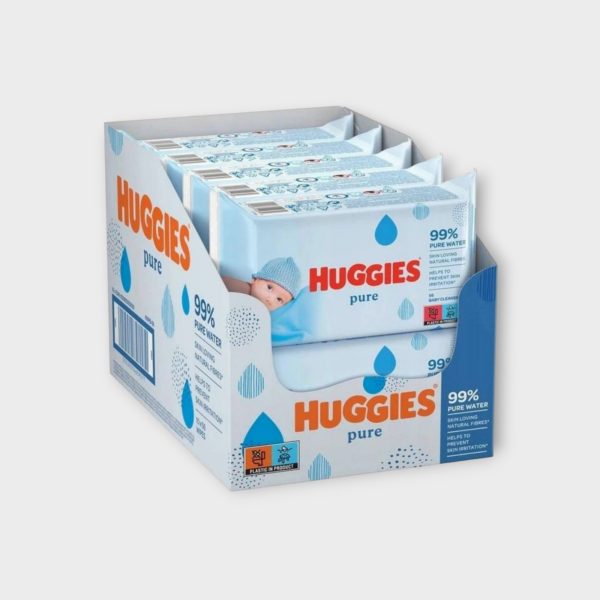 Huggies Pure Wet Wipes 56 pcs