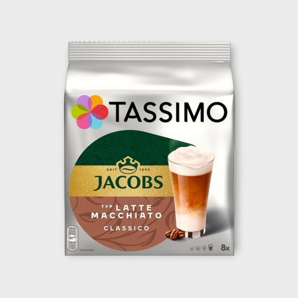 Jacobs TASSIMO Capsules Latte Macchiato Classico 8