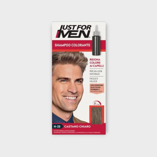 Just For Men Color Shampoo Chestnut Light H-25