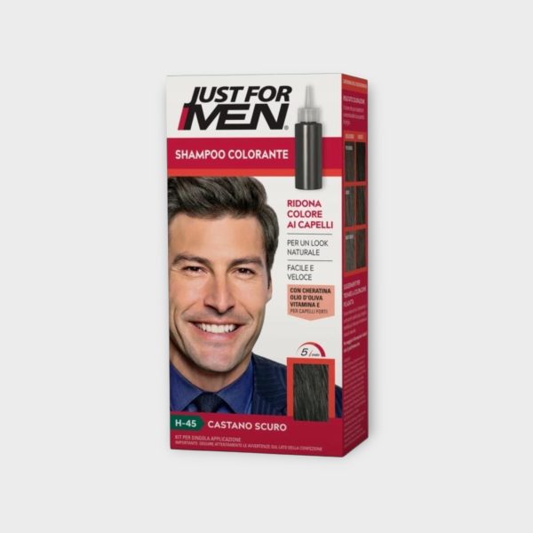 JFM010.jpg Just For Men Color Shampoo Dark Chestnut H45