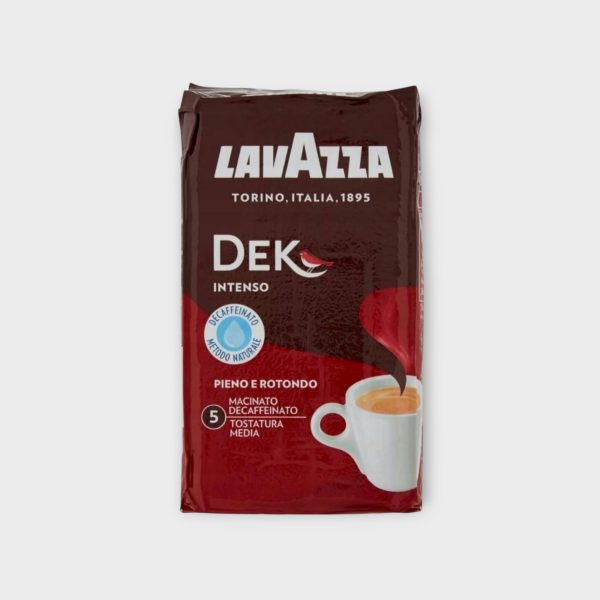 Lavazza Dek Intenso decaffeinated ground coffee 250g