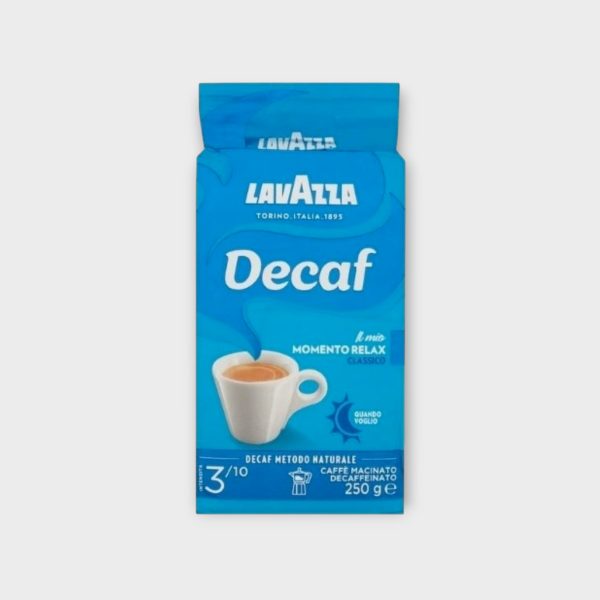 Lavazza Classico Decaf Italian decaffeinated ground coffee 250g