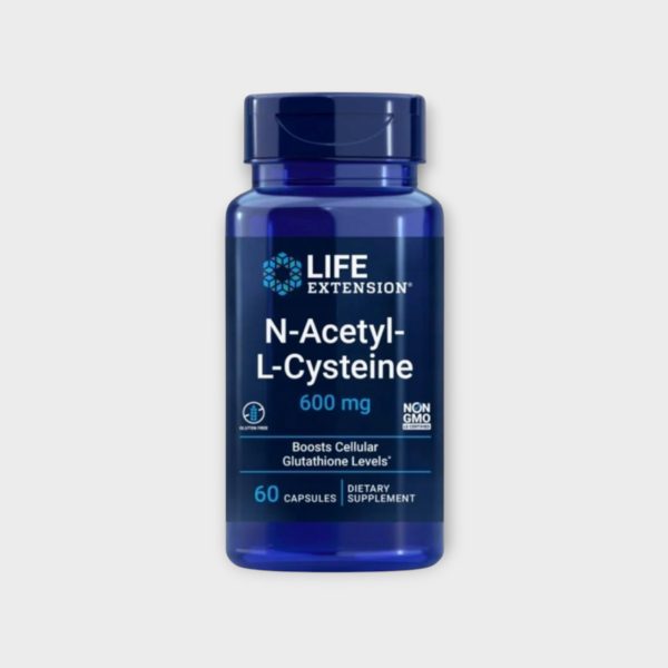 LIF003.jpg Life Extension N-Acetyl-L-Cysteine ???600 mg (60 Capsules)