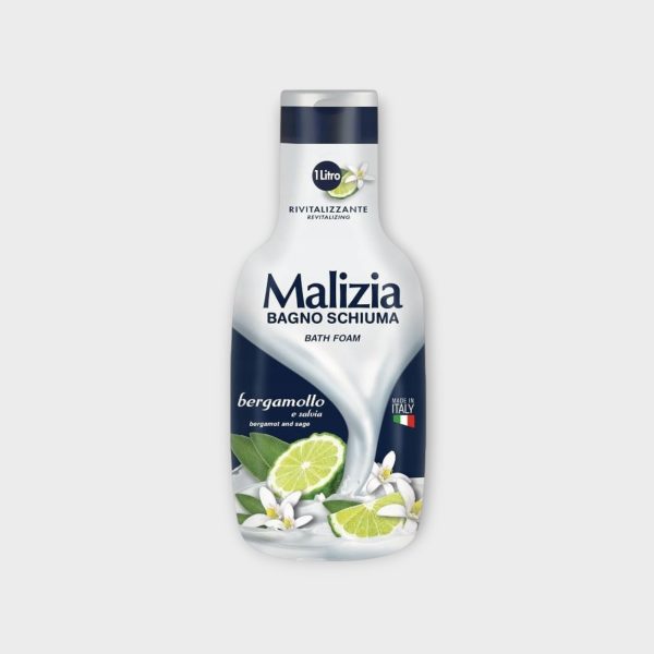MALIZIA Bath Foam 1l Bergamot & Sage