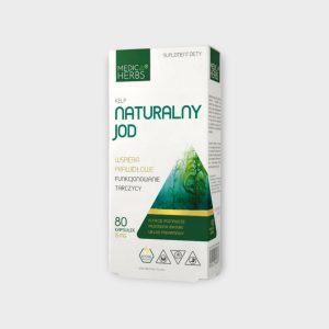 Natural iodine kelp 80 caps 15 mg MEDICA HERBS