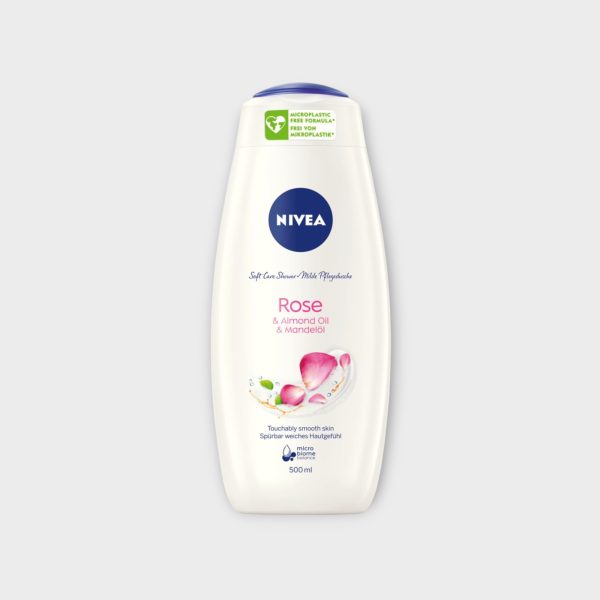 NIV019.jpg NIVEA SHOWER GEL ROSE&ALMOND OIL 500ML