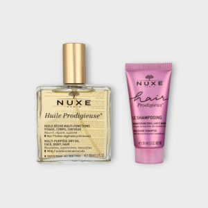NUX042.jpg Nuxe Set Huile Prodigieuse 100 ml + Prodigieux Le Shampoing Brillance Miroir 30 ml