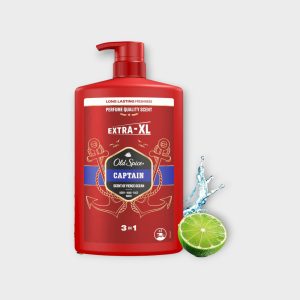 Old Spice Captain 3-in-1 Shower Gel and Shampoo 1000ml