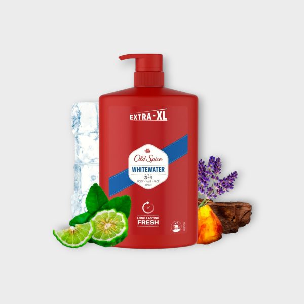 OLD003.jpg Old Spice Whitewater Shower Gel and Shampoo 3in1 1000ml