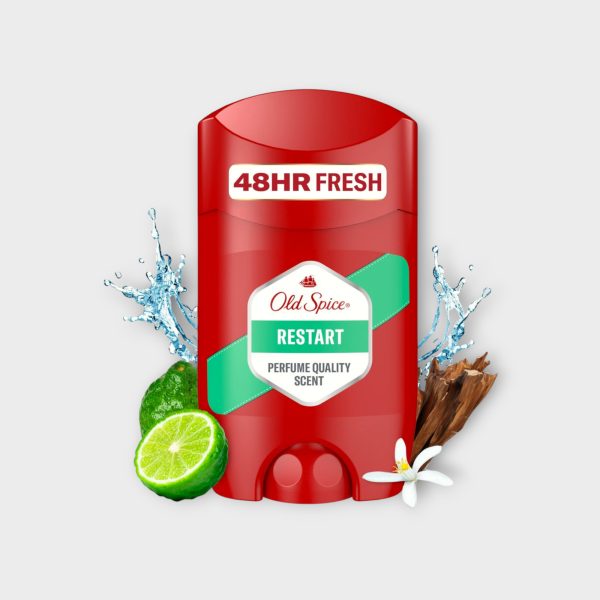 OLD015.jpg Old Spice Restart 48H Men's Deodorant Stick 50ML