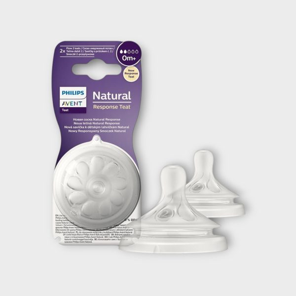 Philips Avent Natural Response Nipple 0M+ 2 pcs