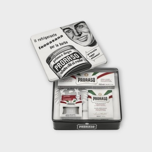 PRO075.jpg Proraso White Vintage Toccasana Shaving Set