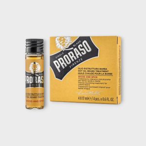 Proraso Wood&Spice Hot Oil Beard Treatment 4*17ml