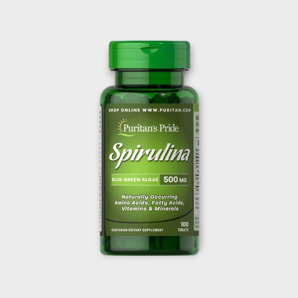 Puritan's Pride Spirulina 500 mg (100 Tablets)