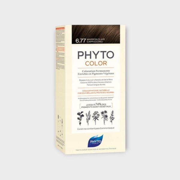 Phyto PhytoColor 6.77 Light Brown Cappuccino