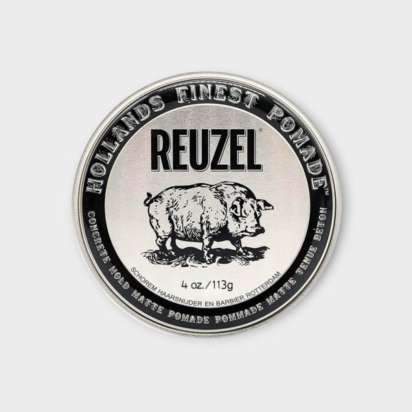 REU026.jpg REUZEL WAX 113G CONCRETE HOLD MATTE 7.46 POMADE