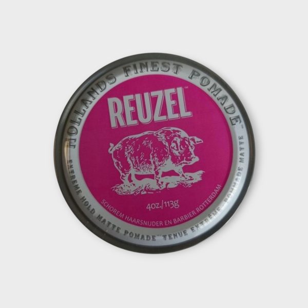 REU078.jpg Reuzel Pink Extreme Hold Matte Pomade PIG 113g