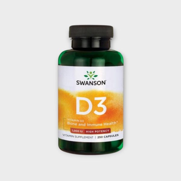 Swanson Vitamin D3 1000 IU 250 caps