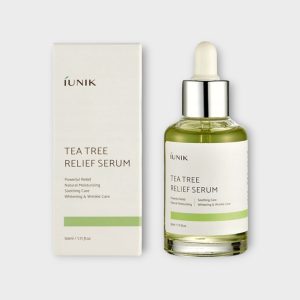 iUNIK - Tea Tree Relief Serum - Serum for problematic skin with press water