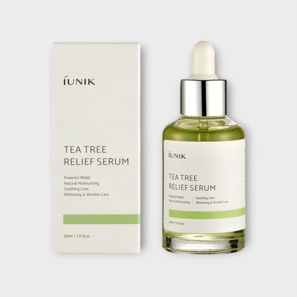 UNK002.jpg iUNIK - Tea Tree Relief Serum - Serum for problematic skin with press water