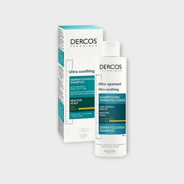 Vichy Dercos Ultra Soothing Shampoo for Dry Hair 200ml