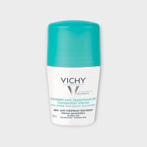 Vichy 48h Intensive Anti-Perspirant Deodorant 50ml No Alcohol Hypoallergenic (in duo packs)