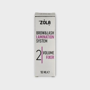 ZOLA - permanent for laminating eyelashes and eyebrows 2 Volume fixer, 10 ml
