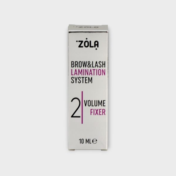 ZOLA - permanent for laminating eyelashes and eyebrows 2 Volume fixer, 10 ml