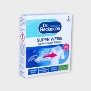 Dr. Beckmann Super White laundry whitener sachets 2x40 g