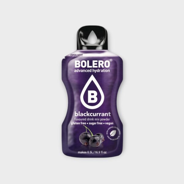 BOL007.jpg Bolero Instant Drink Powder Blackcurrant with Stevia 3 g Sachet