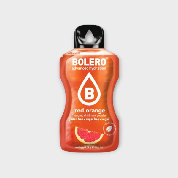 Bolero Red Orange powdered drink with stevia 3 g sachet