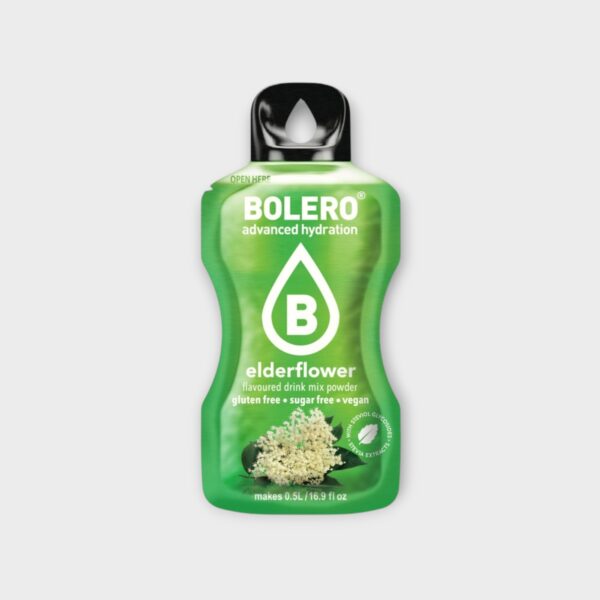 BOL015.jpg Bolero sugar free Elderflower drink mix with stevia 3 g sachet