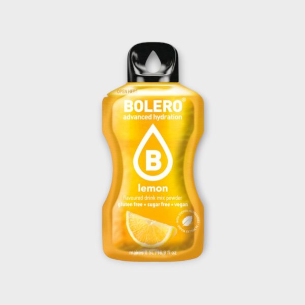 BOL024.jpg Bolero Lemon Instant Drink Powder with Stevia 3 g Sachet