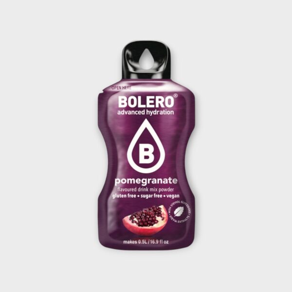 Bolero Pomegranate drink powder with stevia 3 g sachet
